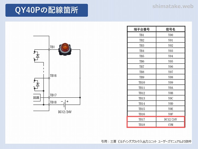 PLCトランジスタ出力のシンクとソースタイプの違い【実配線の写真で 