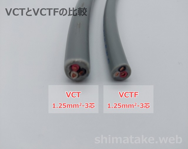 VCTとVCTFの比較