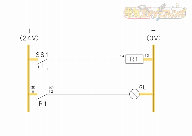 SSR配線_リレー回路の場合