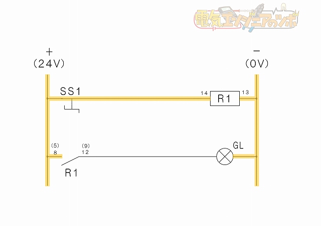 SSR配線_リレー回路の場合2