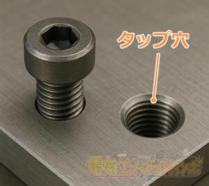 タップ穴